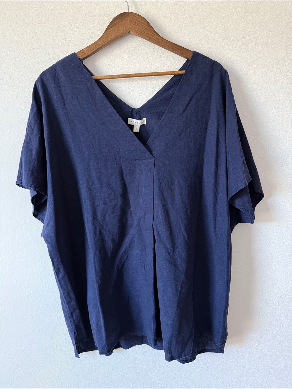 Monsoon linen mix blouse NWT